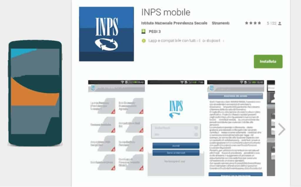 INPS mobile - Consulta la disoccupazione Naspi dal Cellulare