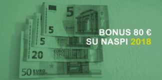 Bonus 80 euro naspi 2018