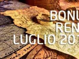 Pagamento Bonus Renzi Luglio 2018