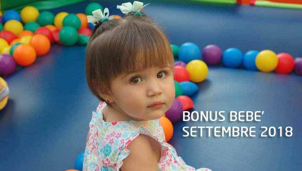 Quando arriva il Pagamento Bonus bebè Settembre 2018