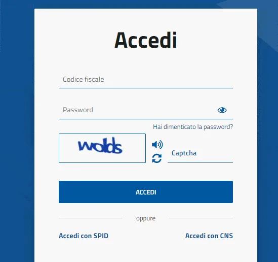 Noipa Registrazione servizi online