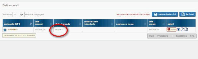 Istanza REM respinta perché?