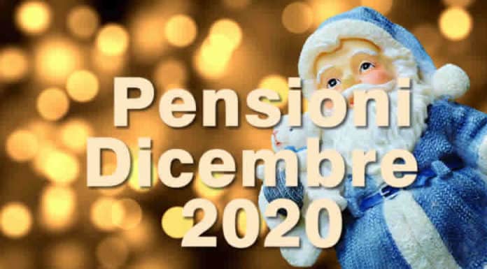 Calendario Pagamenti Pensione Dicembre 2020