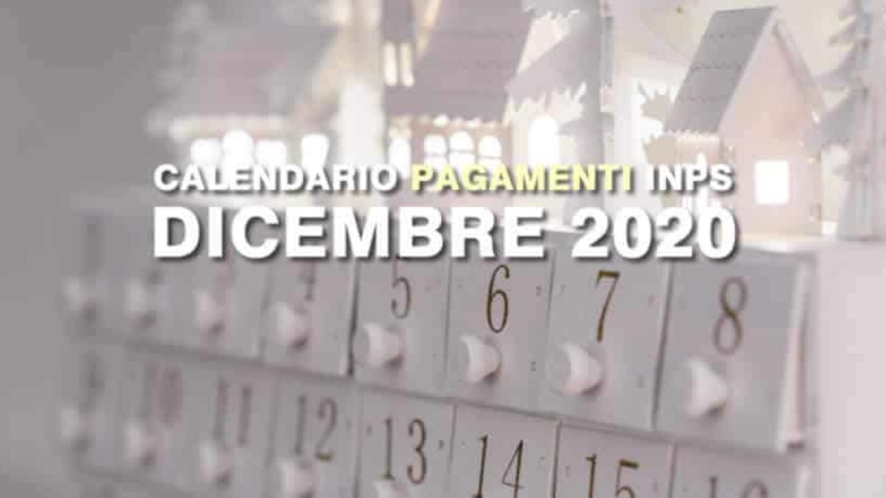 Calendario Pagamenti Dicembre 2020 Pensioni Naspi Bonus Renzi Rdc
