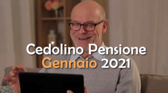 Come visualizzare Cedolino Pensione a Gennaio 2021