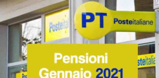 Pensioni Gennaio 2021 Poste Italiane