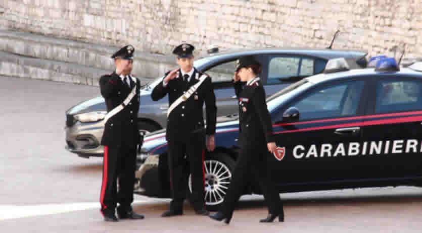 consegna pensioni over 75 Carabinieri