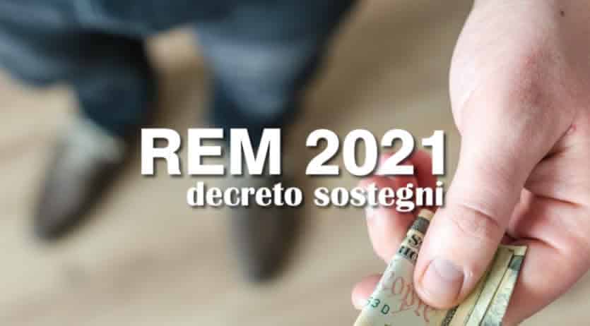 REM 2021 - decreto sostegni