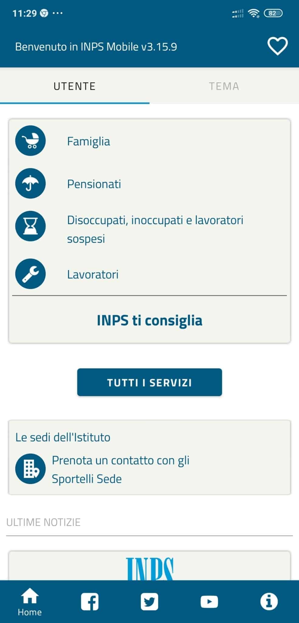 INPS Mobile: Consultazioni Pagamenti INPS E Cedolini Di Pensione