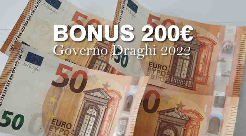 Bonus per pensionati 2022 euro draghi