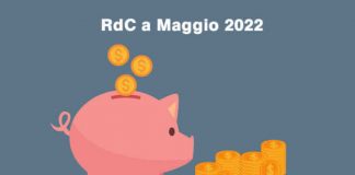 Calendario pagamenti Rdc Maggio 2022
