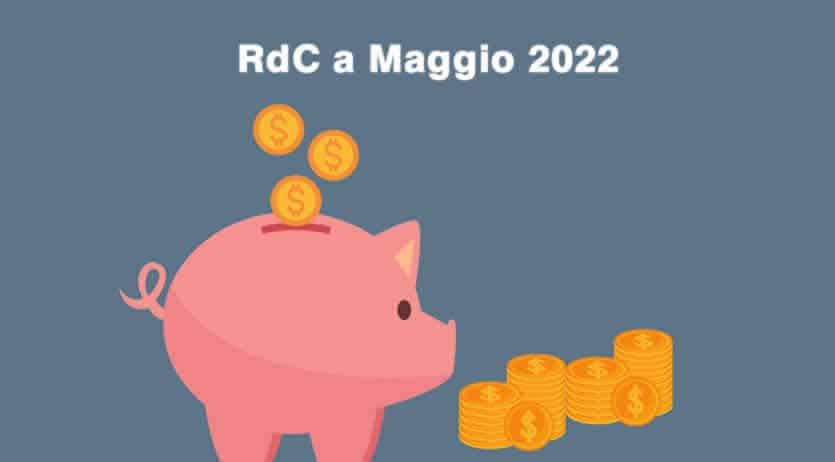 Calendario pagamenti Rdc Maggio 2022