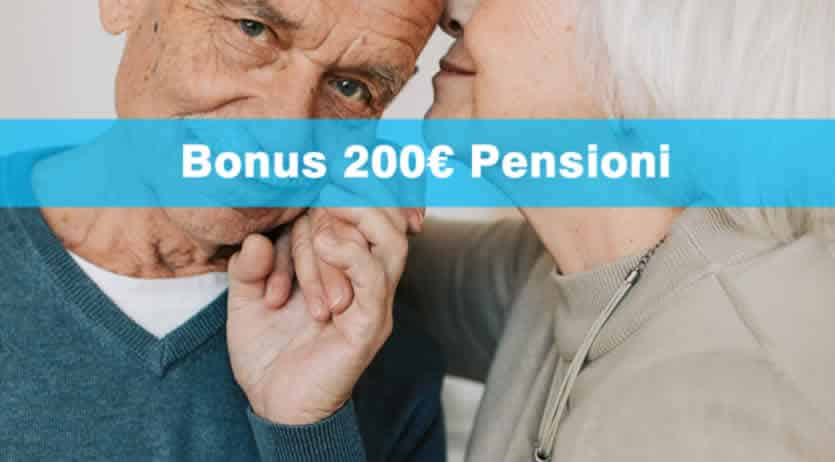 come avere 200 euro pensionati