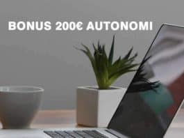 Bonus 200 autonomi: quando la domanda?