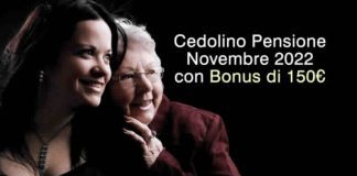 come verificare cedolino pensione novembre 2022 con Bonus 150 euro