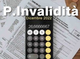 Quale sarà l'importo della tredicesima a dicembre 2022 sulla pensione di invalidità?