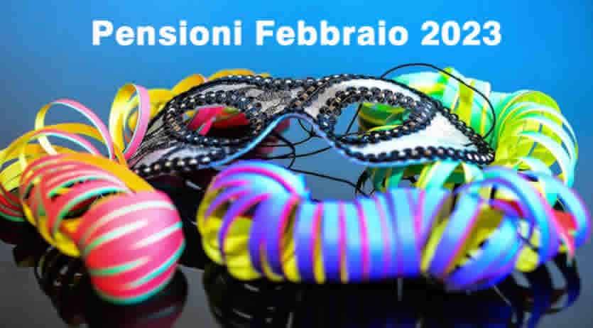 tabella aumento Pensioni a Febbraio 2023