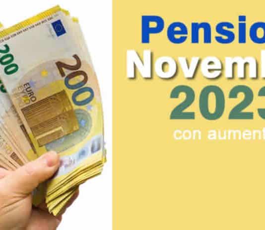 conguaglio pensioni novembre 2023