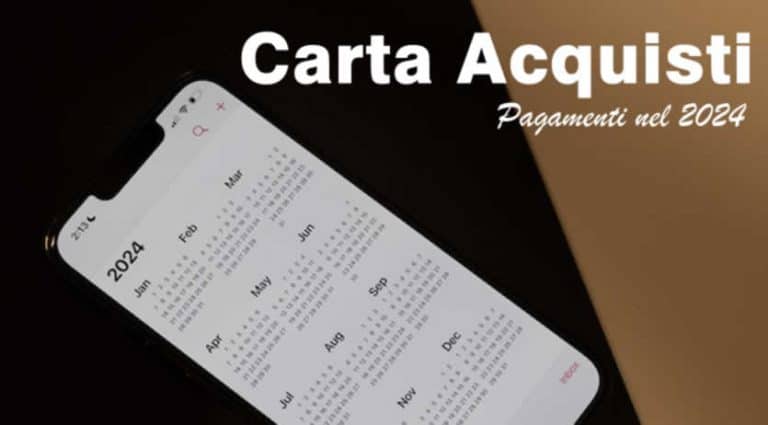 Date Pagamento Carta Acquisti 2024 - Ricarica Social Card 2024
