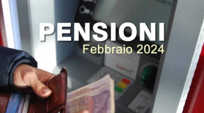 quando pagano le Pensioni INPS di Febbraio 2024 in Banca