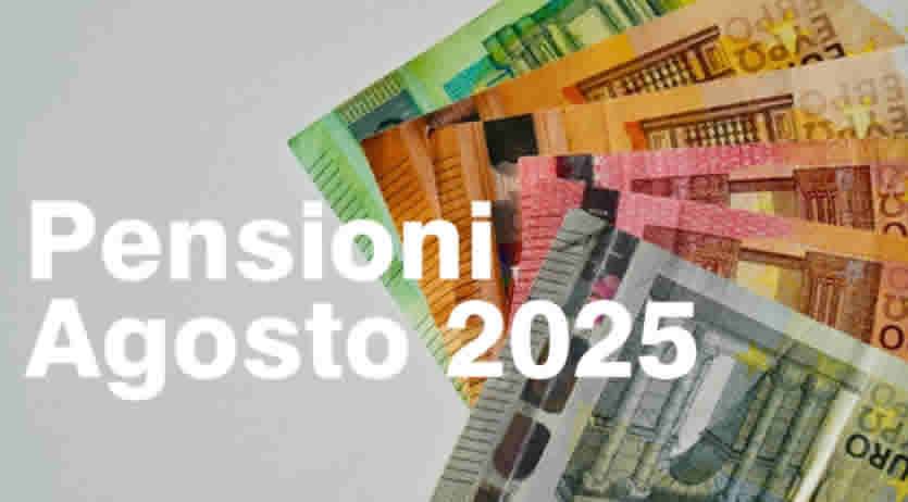 Pagamento Pensioni Inps Agosto 2025 con Rimborso 730