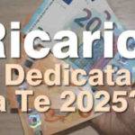 Ricarica per Carta Dedicata a Te 2025