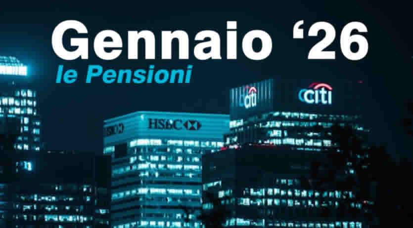Calendario Pensioni 2026 Gennaio in Banca - Ritardo