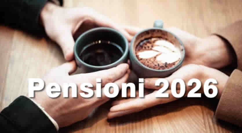 Calendario Pensioni INPS 2026 - da Gennaio a Dicembre