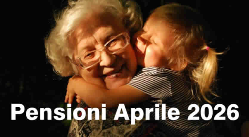 Calendario Pagamento Pensioni Aprile 2026