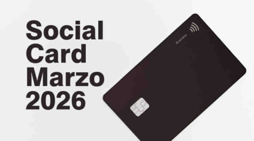 Carta Acquisti Marzo 2026 - Pagamento Social Card