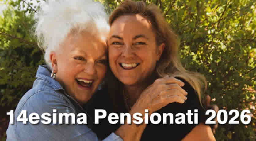 quando pagano 14esima pensionati 2026