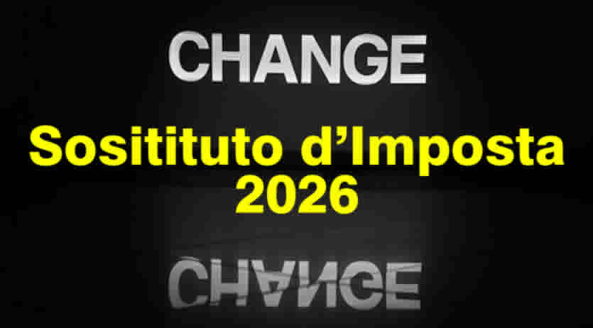 sostituto di imposta 2026 - quale scegliere come si modifica
