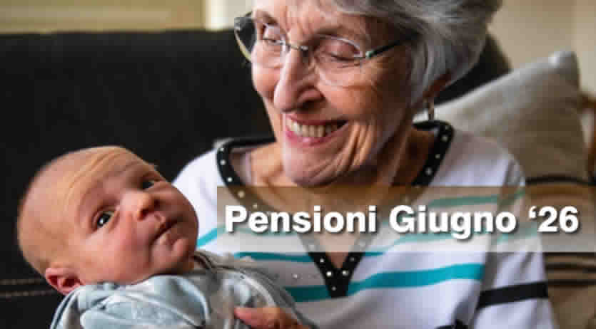 Pensioni Inps Giugno 2026 - Date di pagamento