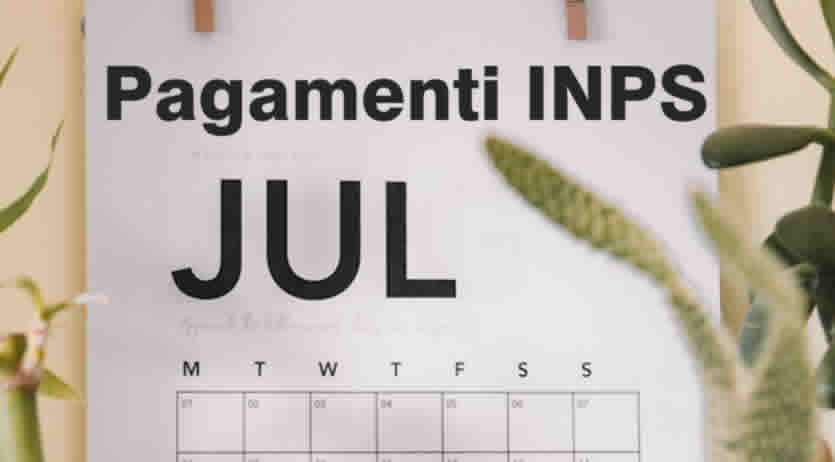 Calendario accrediti INPS a Luglio 2026