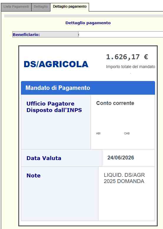 Accredito Disoccupazione Agricola 2026