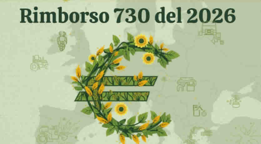 Rimborso del 730 per agricoli 2026