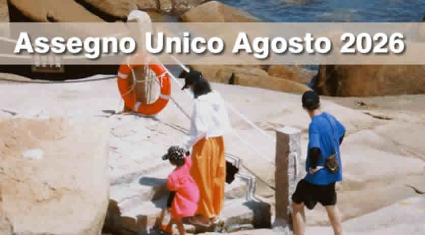Calendario pagamento Assegno Unico Agosto 2026