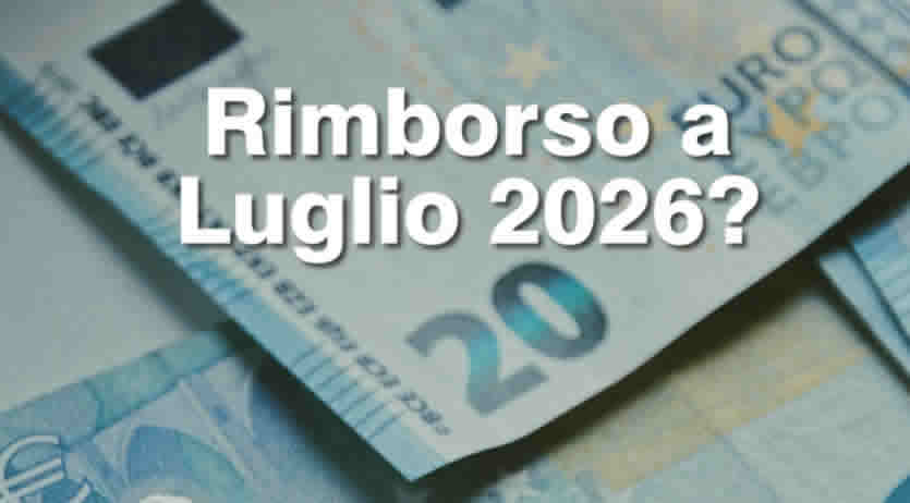 Rimborso IRPEF a Luglio 2026 - 730 Redditi
