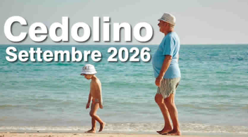 Cedolino Pensione Inps Settembre 2026 con Rimborso