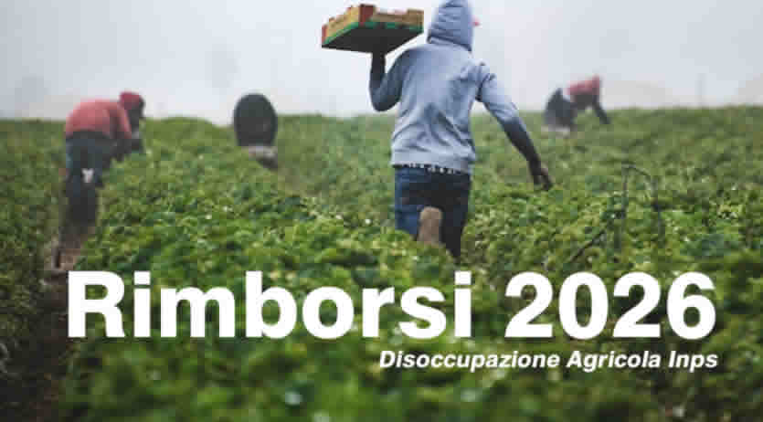 Pagamento Rimborso 730 su disoccupazione agricola 2026
