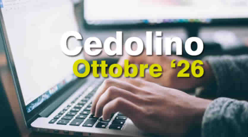 Cedolino Pensione Ottobre 2026