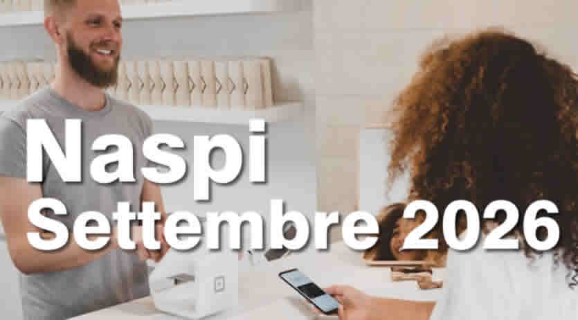 Pagamento Naspi a Settembre 2026 - date