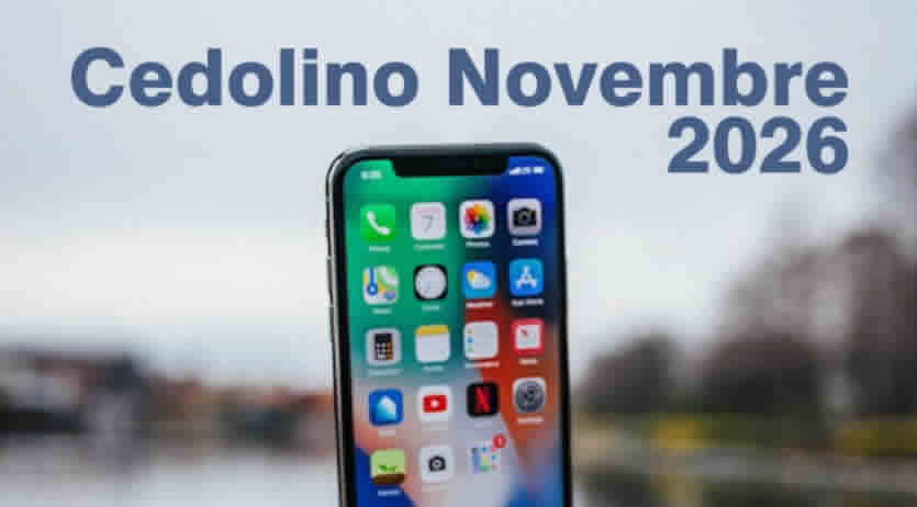 Cedolino Pensione Novembre 2026 - info da Inps