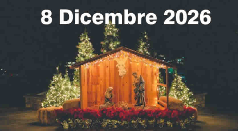 Festivit&agrave; 8 Dicembre 2026 in Busta-paga